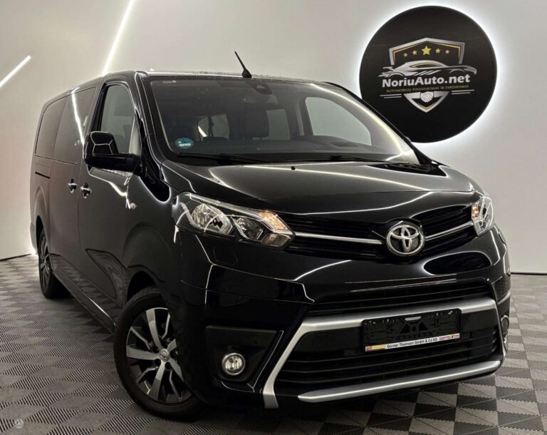 Toyota Proace Verso 2.0 l., keleivinis mikroautobusas