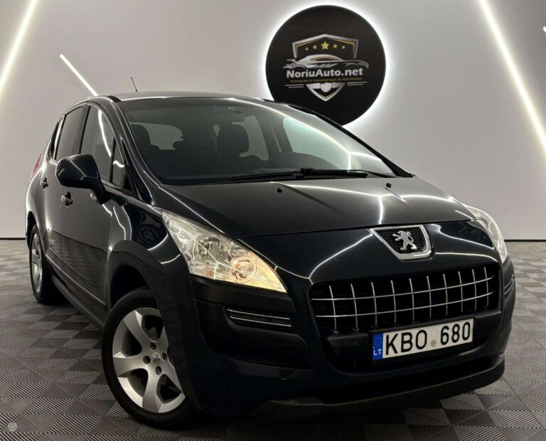 Peugeot 3008 1.6 l., vienatūris