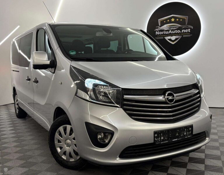 Opel Vivaro 1.6 l., keleivinis mikroautobusas