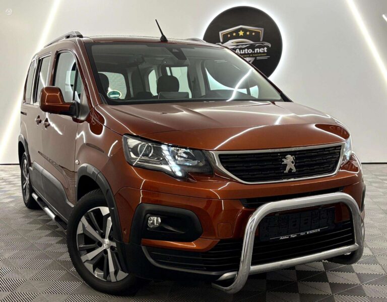 Peugeot Rifter 1.2 l., vienatūris