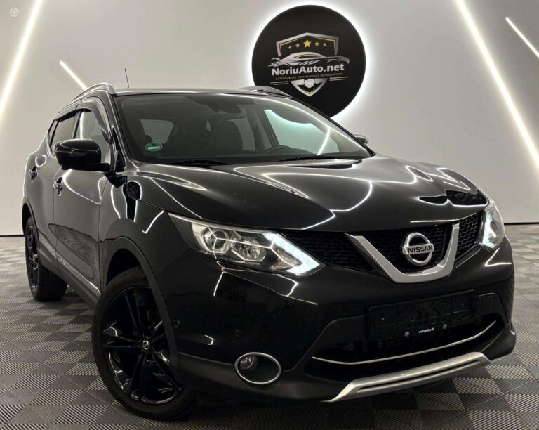Nissan Qashqai 1.6 l., visureigis / krosoveris