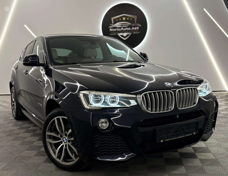 BMW X4 3.0 l., visureigis / krosoveris