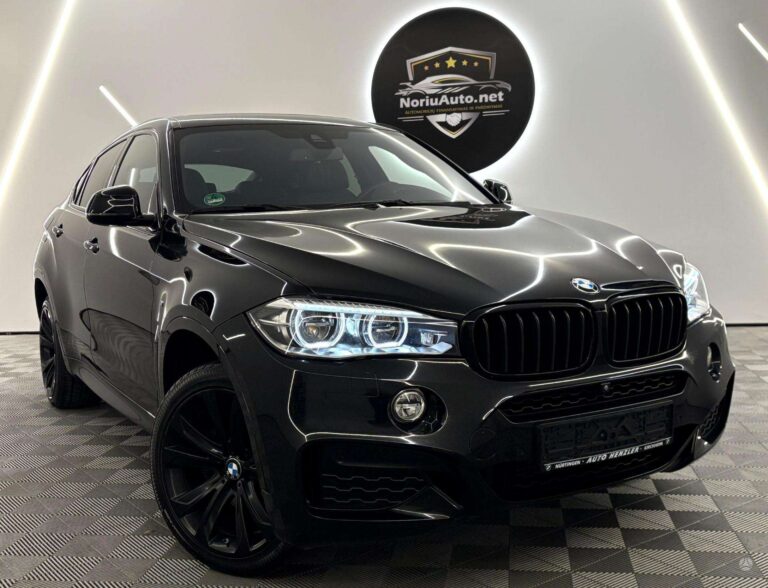 BMW X6 3.0 l., visureigis / krosoveris