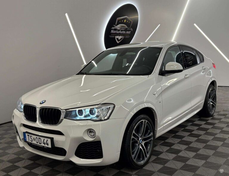 BMW X4 2.0 l., visureigis / krosoveris