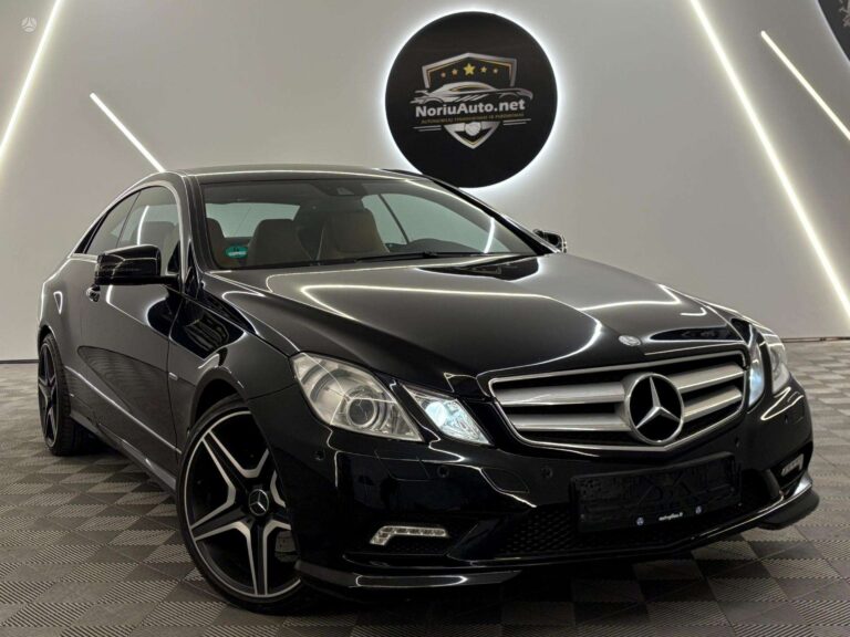 Mercedes-Benz E350 3.0 l., kupė (coupe)