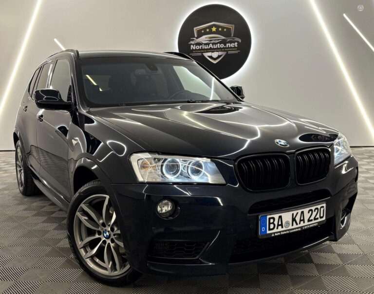 BMW X3 3.0 l., visureigis / krosoveris