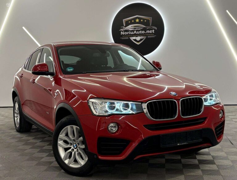 BMW X4 2.0 l., visureigis / krosoveris