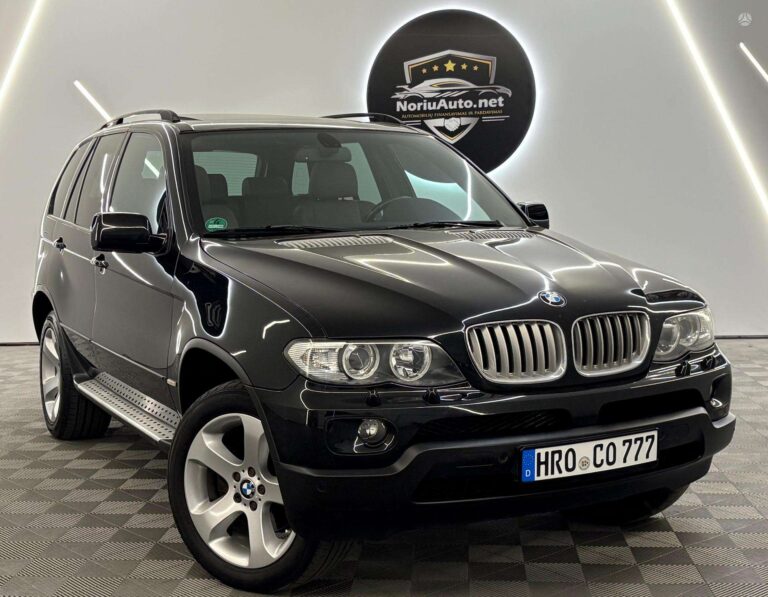 BMW X5 3.0 l., visureigis / krosoveris