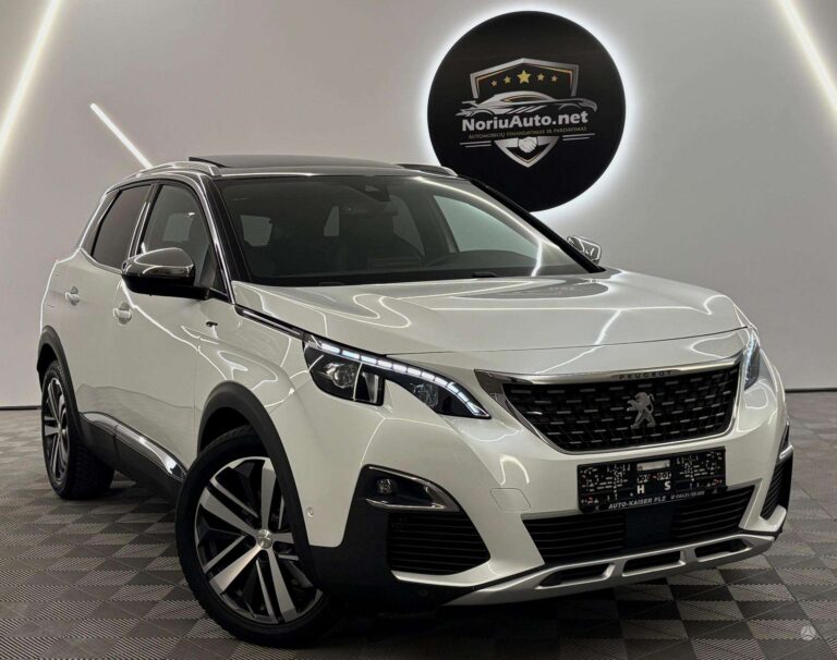 Peugeot 3008 2.0 l., visureigis / krosoveris