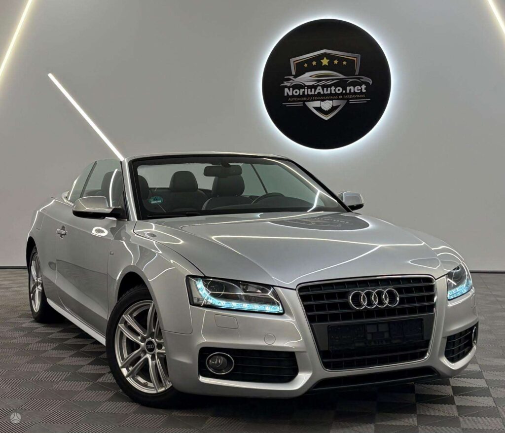 Audi A5 2.0 l., kabrioletas
