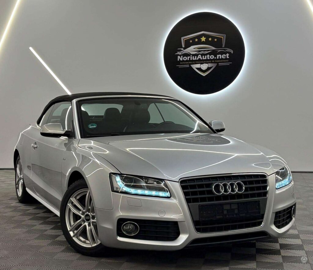 Audi A5 2.0 l., kabrioletas